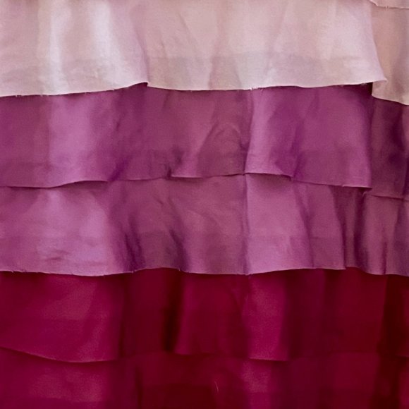 APT. 9 Purple Gradient Ruffle Tank Top - Picture 2 of 5